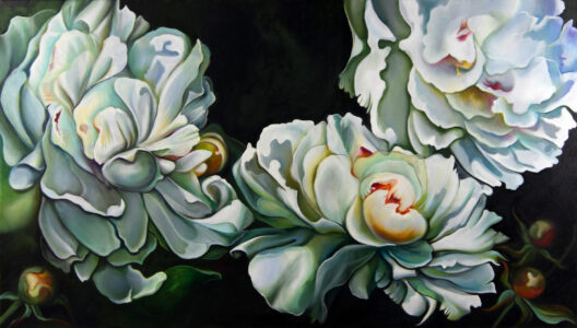 Z cyklu kwiaty - III - 30x90 - 2020